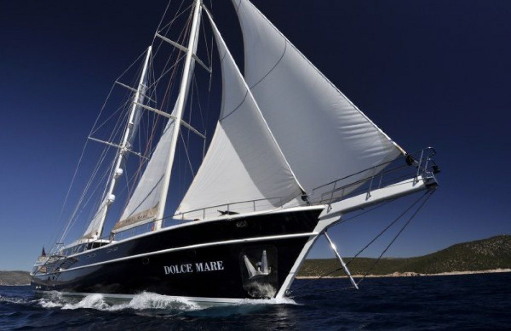 Dolce mare 118 motorsailer 6 cabins turkey greece