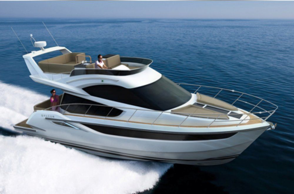 Galeon 420 fly day charter up to 11 guests estepona