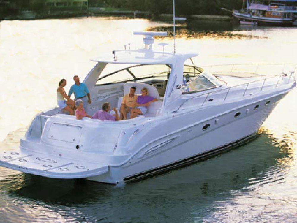 Sea ray 460 day charter up to guests puerto banus marbella