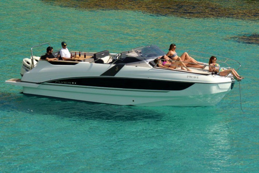 Charter boat beneteau flyer 8 8 day charter palma