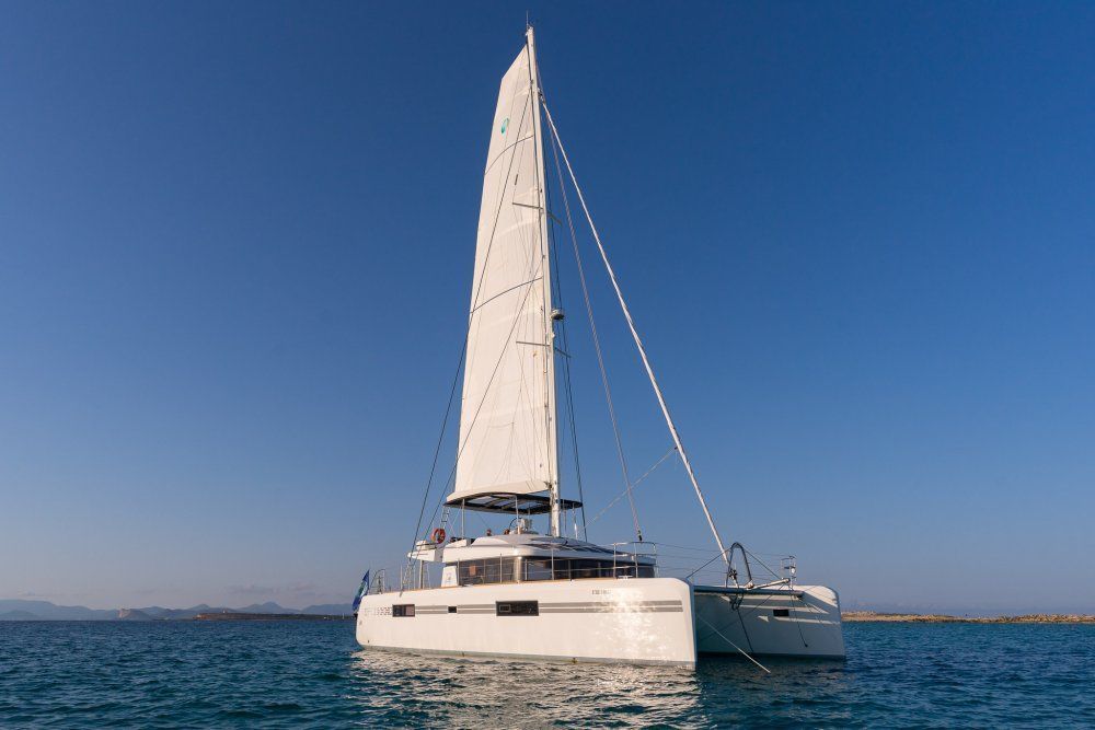 Catamaran lagoon 52 for charter in ibiza