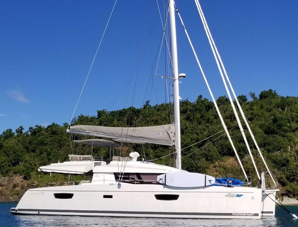 Blue pepper catamarans for charter in the bvi