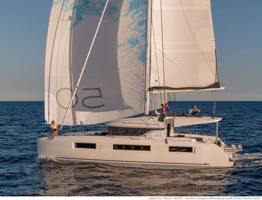 Catamaran happy feet greece